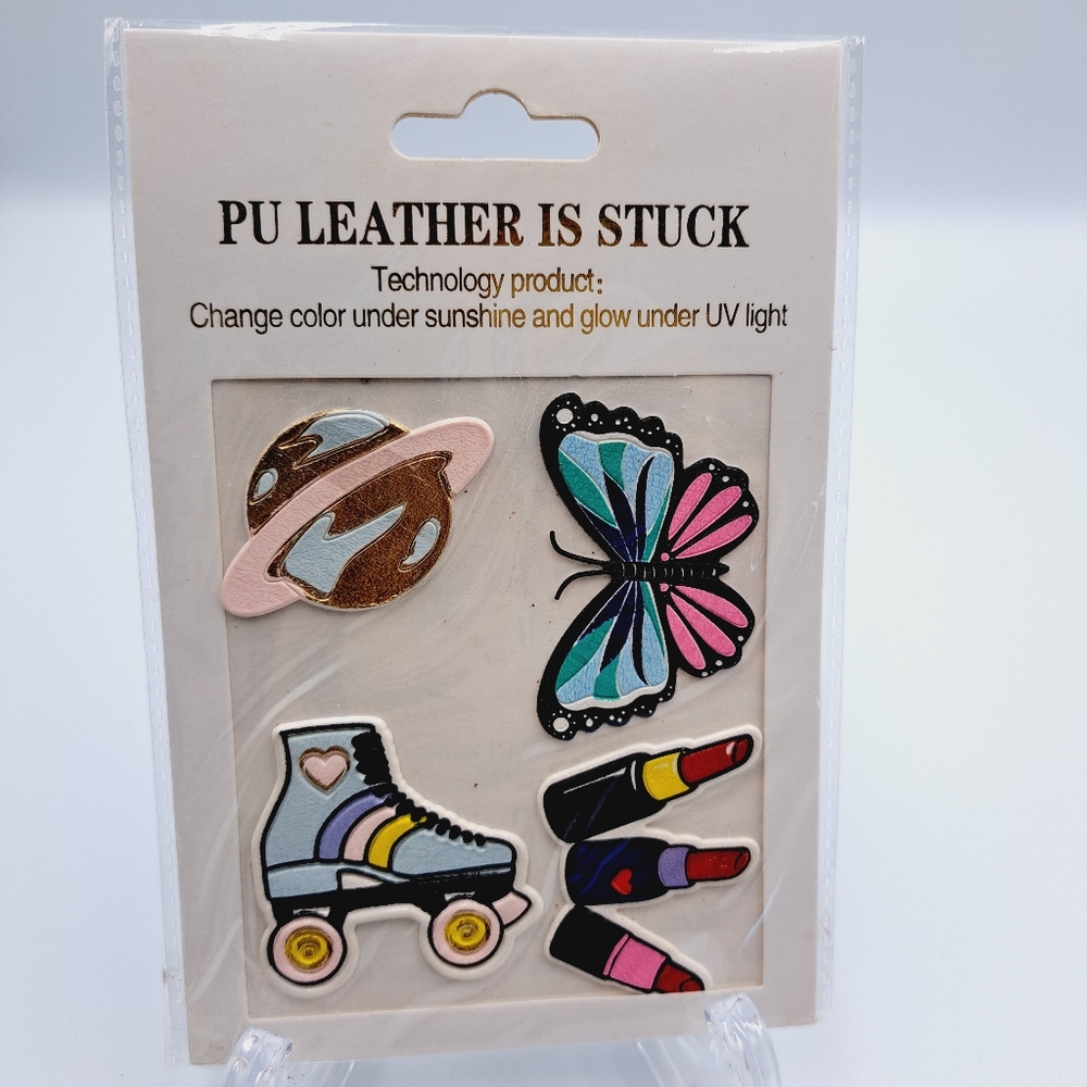 Color-Changing PU Leather Stickers